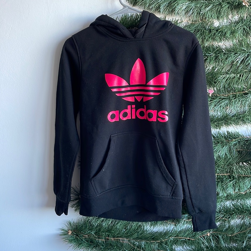 Fake adidas hoodie - size small - barely worn!